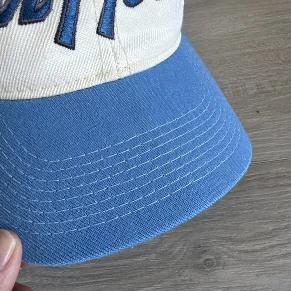 Vintage UNC Tar Heels Script Hat Sports Specialties Snapback Cap Wool 2 Tone‎